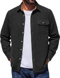 COOFANDY Mens Flannel Shirts Long Sleeve Plaid Button Down Shirt Jacket | Soft Brushed Cotton, 13 oz Flannels, Pen Slot, One Flap Pocket, Lightweight Fall Shirts for Work Outdoor Casual Wear