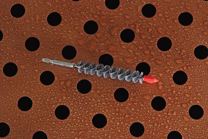 Goodway SGBQ-125 Spin-Grit Tube Cleaning Brush w/Quick Connect (13/16"-1" id Tubes, Bag of 15)