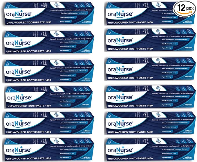 Oranurse 50ml Unflavoured Toothpaste (Pack Of 12)
