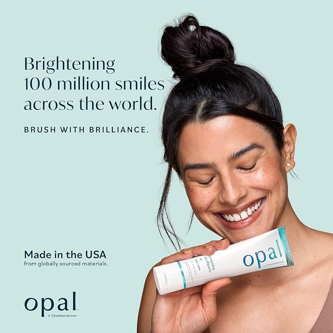 Opalescence Opal Whitening Toothpaste 4.7oz - Mint - 6 Pack - 5760-6 | Original Formula Oral Care Whitening Toothpaste With Fluoride for Daily Use, Surface Stain Removal and Enamel Strength