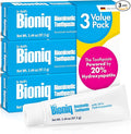 Bioniq Classic 20% Hydroxyapatite Toothpaste 3.44 Oz | bioHAP and Fluoride Free Toothpaste for Daily Use, Clinically Tested, Expert for Enamel and Gum Care, 3.44 Oz 3 Pack
