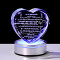 Qianwei Gifts for Girlfriend from Boyfriend Unique - Personalized Crystal Heart Gifts for My Girlfriend Who Has Everything - Birthday Anniversary Wedding Valentines Day Present Ideas for Her