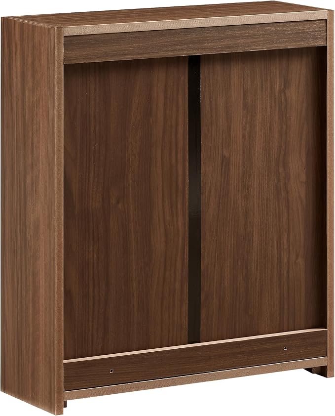 Crosley Furniture Savannah Wall Mounted Bathroom Storage Medicine Cabinet with Shelves, Walnut