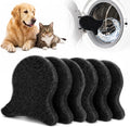 Pet Hair Remover for Laundry, Reusable Pet Hair Catcher(6PC,Black) | Traps Dog & Cat Fur for Washer & Dryer, Reduce Lint & Dander from cloth, Must-Have Pet Hair Remover Tool