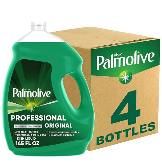 Palmolive Professional Dishwashing Liquid Dish Soap, Original Scent - 145 Fluid Ounce