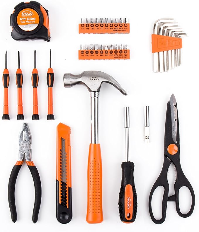 Apollo Tools DT9706-OR General Tool Set Orange