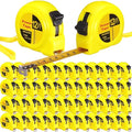 Xuhal 48 Pcs 12 ft Mini Tape Measure Bulk Measuring Tape Imperial and Metric Pocket Self Locking Easy to Read with Inches and Centimeters for Designer Decorator