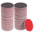 uxcell 50pcs 3000 Grit Sanding Sponge 3 Inch Hook and Loop Sponge Sanding Disc Wet/Dry for Car Wood Drywall Metal