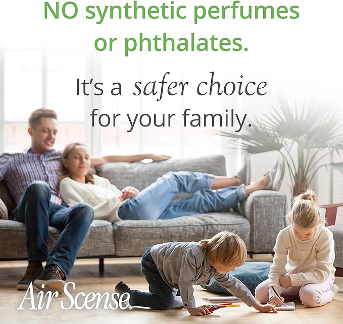 Air Scense Essential Oil Air Freshener - Vanilla Scent - Non-Aerosol - 7 fl oz | Refreshing, Long-Lasting Scent | Eco-Friendly | Exceptional Value Single Can