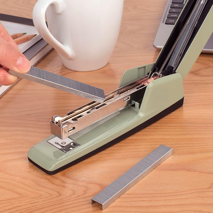 Swingline Stapler, 30 Sheet Capacity, 747 Business Stapler, Jam Free, Metal, Sage (74739)