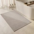 Triohero Large Bathroom Rugs Non Slip Washable Bath Rugs Super Absorbent Bathroom Rug Thin Quick Dry Low Pile Bath Mats, Beige 36"x48"