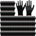 PU Safety Work Gloves Nitrile Coated Mechanic Gloves 72 Pairs | 144 Count Industrial Protective Hand Mittens, Wear Resistant Construction Repairing Warehouses Yard Working Gloves Gear