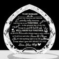 QIANWEI Husband gifts from wife Unique - Crystal Engraved Gifts for Husband Personalized Who Want Nothing - HUSBAND Birthday Anniversary Fathers Day Christmas Valentines Day Gifts Ideas for My Man