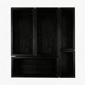 bamboo drawer organizer Set,expandable drawer dividers,wooden storage organizers,drawer organizers for kitchen, bathroom,flatware,Tea Bag Organizer (1 X 5PCS Black)