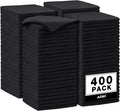 AIDEA Microfiber Cleaning Cloth Black, 400PK, Microfiber Towels for Cars, Shop Towels Cleaning Rags, Premium Wash Cloths, Absorbent Towel for SUVs, House, Kitchen, Commercial, Cleaning Supplies 12×12"