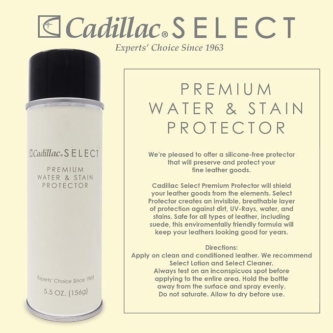 Cadillac Select Premium Leather Care Kit | Includes Cleaner, Lotion Conditioner & Water & Stain Protector