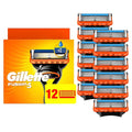 Gillette Fusion5 5-Blade Mens Razor Blade Refills, 12 Count, with Precision Trimmer
