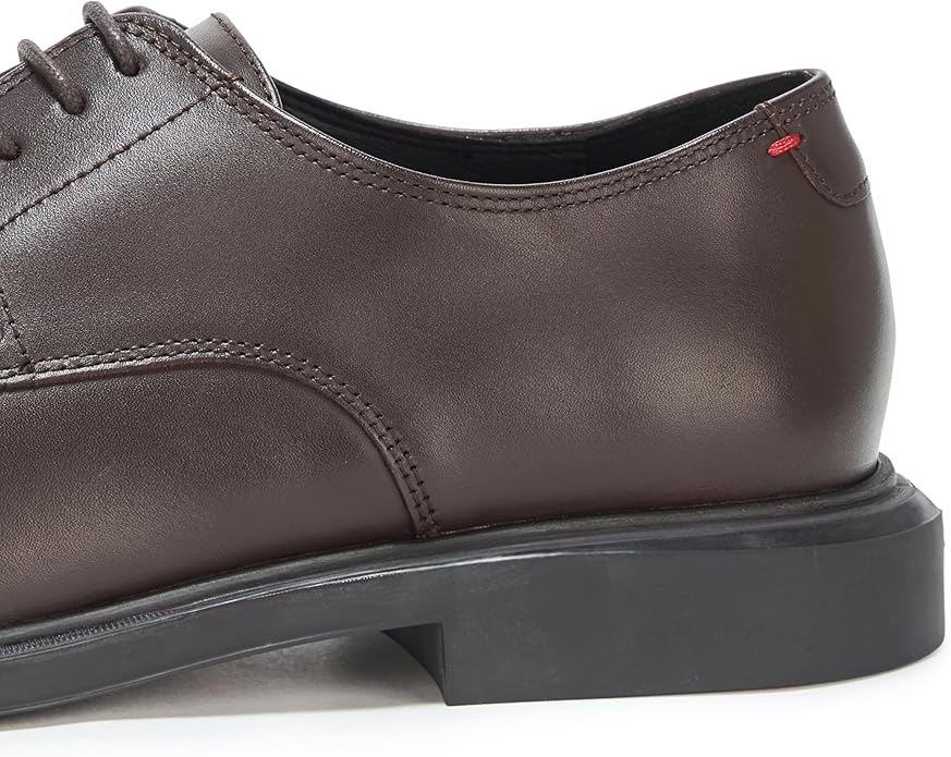 Hugo Men's Brushed Leather Derby Dress Shoe