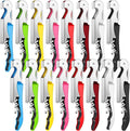 Honoson 16 Pieces Wine Opener Bulk Corkscrew Bottle Wine Key Opener Waiter Metal Heavy Beer Corkscrew Serrated Foil Cutter Key for Servers Home Restaurants Bars Waiter Bartenders (Fresh Colors)