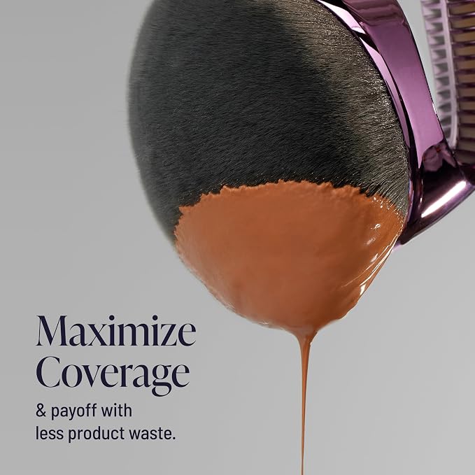 Westmore Beauty Blend & Blur Extra Large Kabuki Leg & Body Makeup Brush - Full Body Coverage Perfector & Self Tanner Blending Brush with Vegan Ultra-Soft Dense Bristles for All Skin Types, Purple