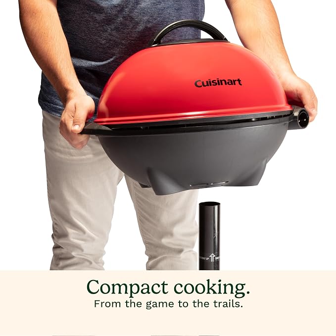 Cuisinart Electric Grill, Indoor/Outdoor, Compact, Portable, Nonstick