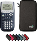 Texas Instruments TI-84 Plus Graphing Calculator with WYNGS Protective Case Dark Gray