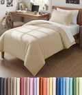 Duvet Cover Twin/Twin XL Size Set - Extra Soft Twin/Twin XL Duvet Cover 68" x 90" with 1 Pillow Sham for Women, Men, Kids & Teens - Comfy, Easy-Care & Fade Free w/ Zipper Closures & Ties (Off White)