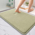 OLANLY Thick Memory Foam Bathroom Rugs 36x24, Absorbent Bath Mat, Vanilla | Soft Quick Dry Bath Rugs Mats, Non-Slip, Machine Washable Carpet for Bathroom Floor, Tub and Shower, Home Decor Accessories