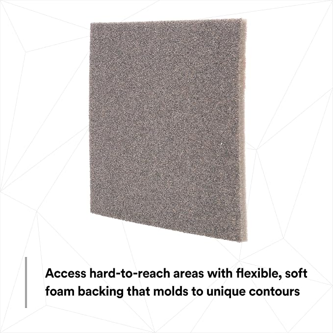 3M Softback Sanding Sponge 02606, 4 1/2 x 5 1/2 in, 20 Pack, Medium Grit, Fast Cutting