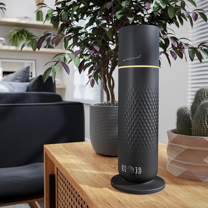 The AirScent Waterless Diffuser - Cold Air Scent Diffuser Oil Machine | for Homes, Offices, Hotels and Spas - Aromatherapy Diffuser For Aesthetic Scenting - Black - 4.05 Oz - Fragrance Not Included