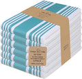 Urban Villa Easter Kitchen Towels 100% Cotton Dish Towels for Kitchen (Set of 6)20”x30” Dish Cloths Highly Absorbent Kitchen Linen Set with Hanging Loop Perfect for Drying Dishes Cleaning Towels-Teal