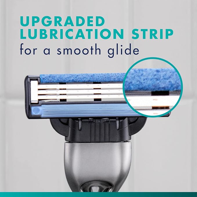 Gillette Mach3 Razor for Men, 1 Razor Handle + 2 Blade Refills