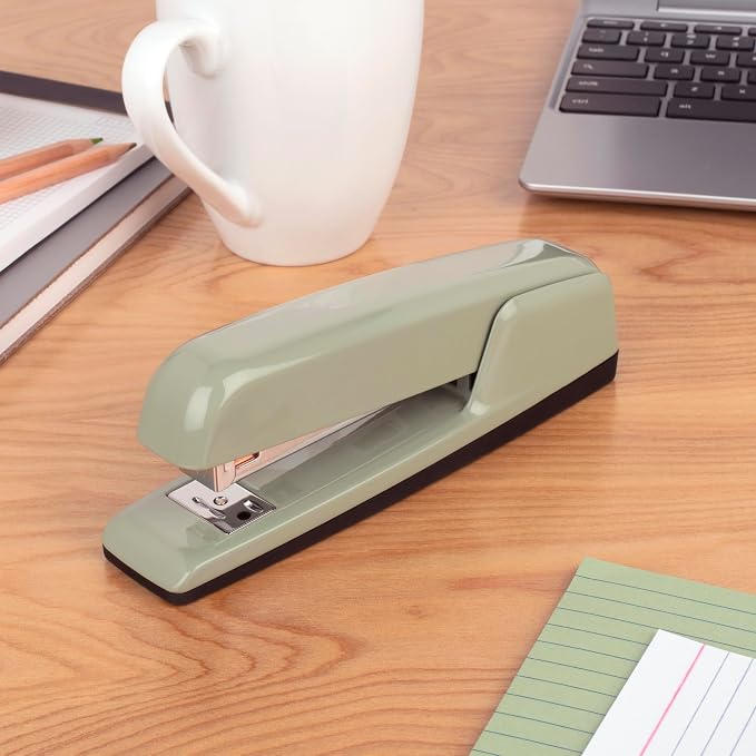 Swingline Stapler, 30 Sheet Capacity, 747 Business Stapler, Jam Free, Metal, Sage (74739)