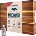 Acacia Wood Cutting Board for Kitchen, Thick Non Toxic Butcher Block | Hard Wood Edge Grain With Juice Groove 20" x 12.2" (Thick 1.7") Professional Heavy Duty Wooden Chopping Board (Oil Included)