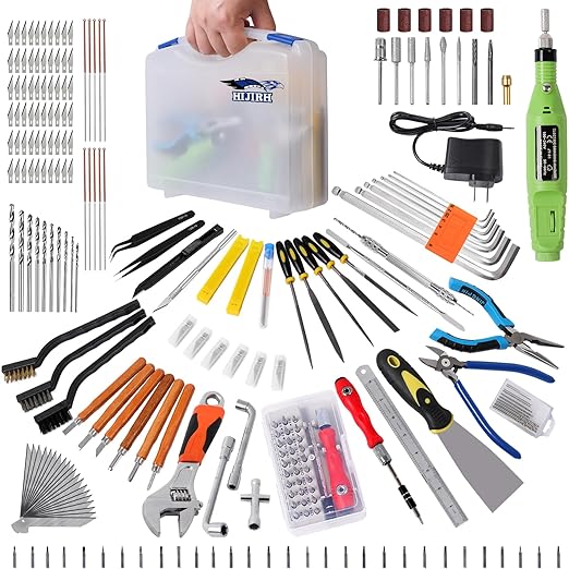 179Pcs 3D Printing Accessory Tools with Tool Box for 3D Printer Modeler Basic Tools Diverse 3D Print Nozzle Cleaning Kit Mini Rotary Tool for Remove/Trim and Finish 3D Print