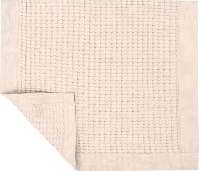 GILDEN TREE Bathroom Mat Absorbent Cotton Quick Dry for Shower, Bath & Bathtub Washable Thin, Modern Style (Cream)