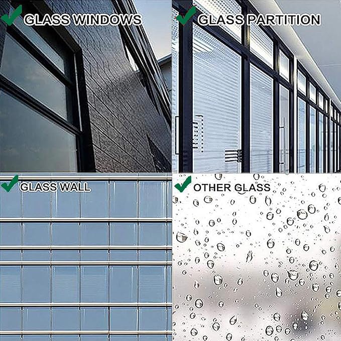 75'' Spray Window Squeegee with Extension Pole with 4-Section Extension Pole, 4 in 1 Shower Glass Cleaner Squeegee Windshield Cleaner Tool with Sewage Collector and 5 Pads