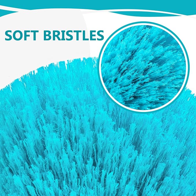 Mavriz 5-12 FT Spider Web Brush with Pole, Cobweb Duster with Extension Pole for Outdoor & Indoor Cleaning, Telescopic Long Duster for High Ceilings 20 Ft Reach
