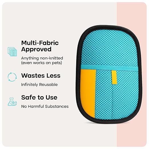 Uproot Cleaner Pro Pet Hair Remover & Electrostatic Pet Hair Removal Glove for Cats & Dogs: Special Multi Fabric Edge Tool for Non-Knit Surfaces, Furniture, Clothes & Car Upholstery – Gets Every Hair!