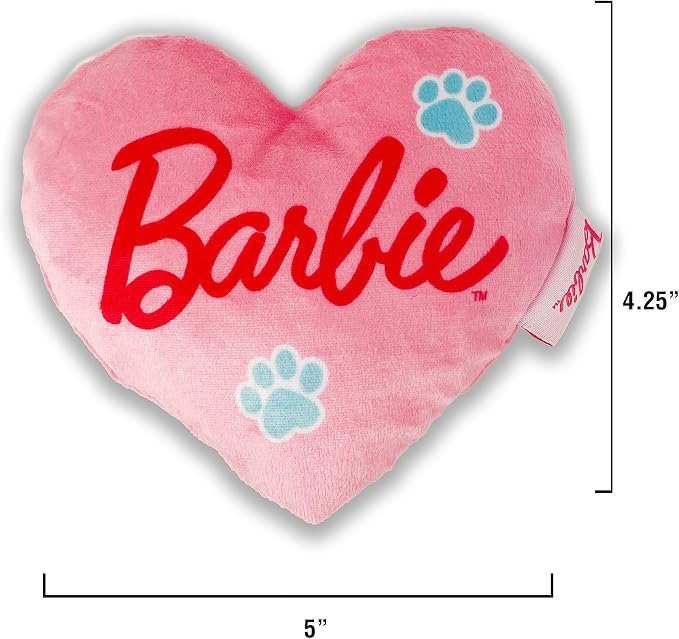 Megatoys Barbie Plush Car Pet Bed- Themed Plush Pink Pet Bed for Dogs and Cats – Soft and Cozy Pet Bed with Barbie Pillow and Car Design