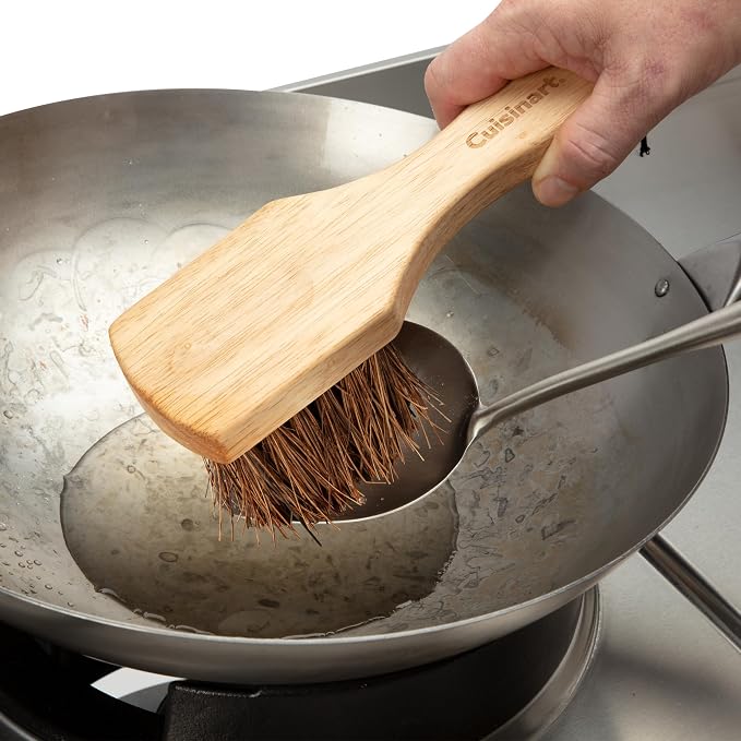 Cuisinart Wok Cleaning Set, Cleaning Tools for Woks