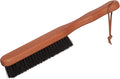Redecker Clothes Brush with Pearwood Handle, 10-1/2 inches, Natural Bristles Clean Upholstery and All Types of Fabric Gently and Effectively, Hanging Loop for Storage, Made in Germany