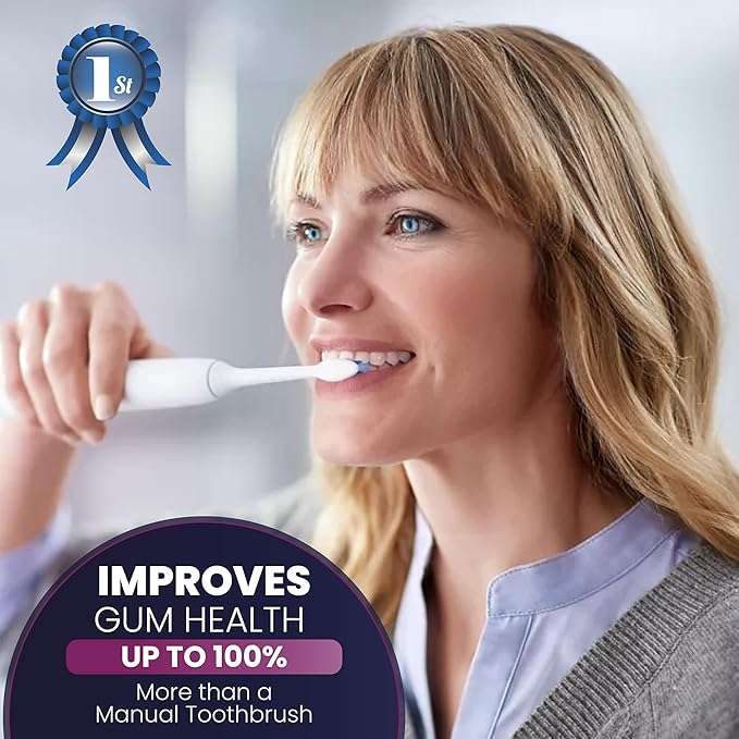 Philips Sonicare ProtectiveClean Electric Toothbrush with Plaque Control Brush Head, Rechargeable Sonicare Toothbrush with Pressure Sensor, Phillips Sonic Toothbrush, Gum Health Brush Head