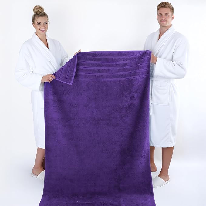 American Soft Linen 100% Cotton Luxury Turkish Towels, 2PC 35x70 Bath Sheet | Soft Absorbent Quick Dry OEKO Tex Standard 100 Certificated Durable Machine Washable Breathable Premium Hotel Quality