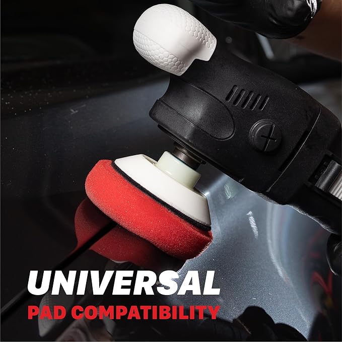 Maxshine M550 Rotary Polisher – 550W Compact Car Buffer with 3” Backing Plate, 5/8” Thread & 6-Speed Control – Auto Detailing Tool for Cars, Trucks, SUVs & Boats, Paint Correction & Swirl Removal