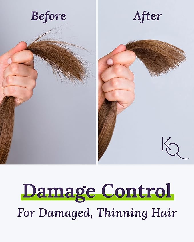 Keranique Damage Control Anti-Breakage Shampoo & Conditioner for Damaged, Thinning Hair – Intense Repair, Strengthening with Keratin, Biotin, Panthenol – Sulfate & Paraben Free, Keratin Amino Complex™