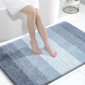 OLANLY Large Bathroom Rugs Mat 44x32, Extra Soft Absorbent Microfiber Bath Rugs, Rubber Backing, Quick Dry, Machine Washable Bath Mats for Bathroom Floor, Tub and Shower, Home Decor Accessories, Blue