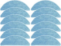 Mop Cloths Rag ， Compatible For Neatsvor ，M50 ， Robot Vacuum Cleaner Parts Accessories(12 pcs)