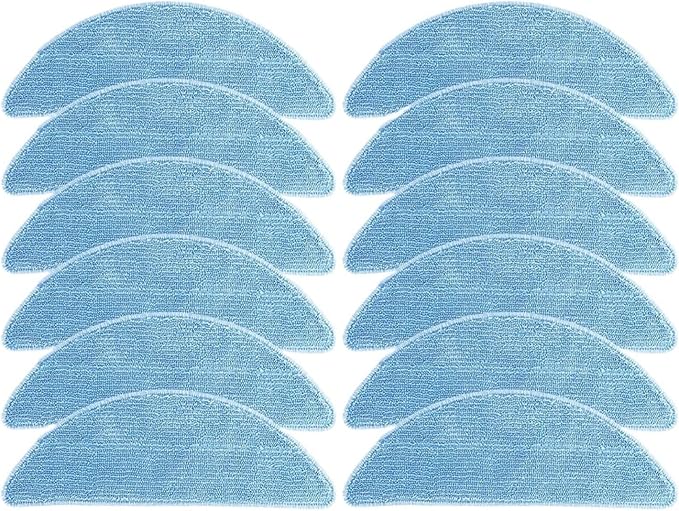 Mop Cloths Rag ， Compatible For Neatsvor ，M50 ， Robot Vacuum Cleaner Parts Accessories(12 pcs)