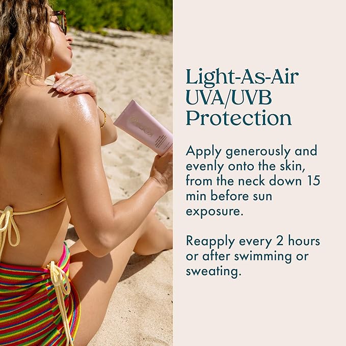 Kopari Sunglaze Body Gel Cream Sunscreen SPF 50+ | Broad-Spectrum Body Sunscreen with Hyaluronic Acid & Coconut Oil | Lightweight, Non-Greasy, Glowing Finish